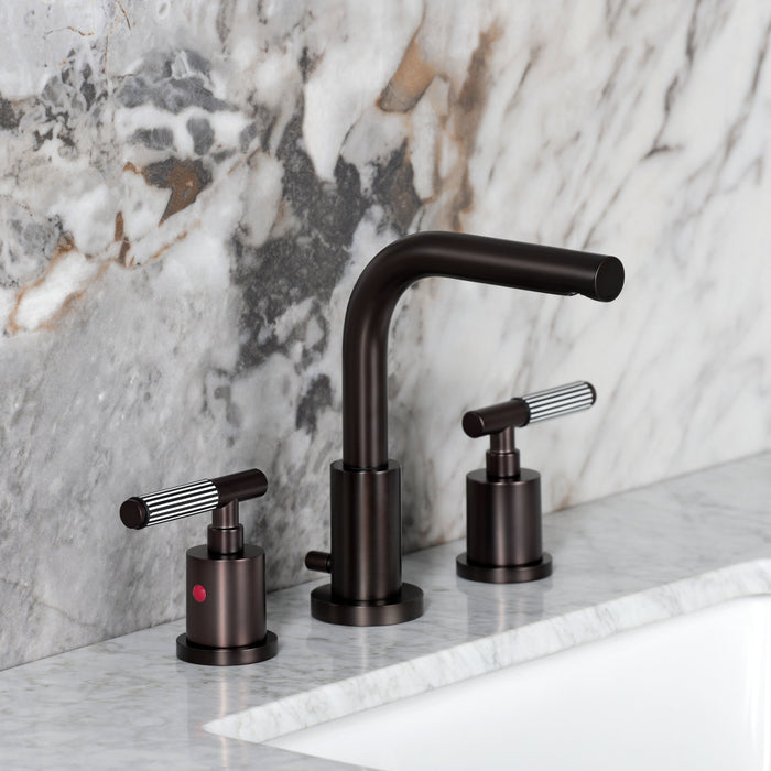 Kingston Sona FSC8955KPS - Verona Widespread Bathroom Faucet with Brass Pop-Up, Oil Rubbed Bronze