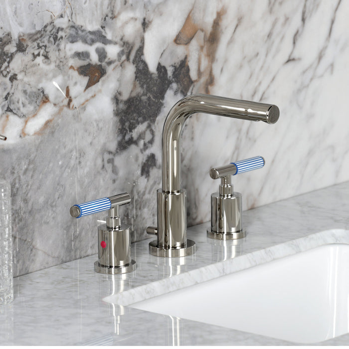 Verona FSC8959KPS Widespread Bathroom Faucet with Brass Pop-Up, Polished Nickel