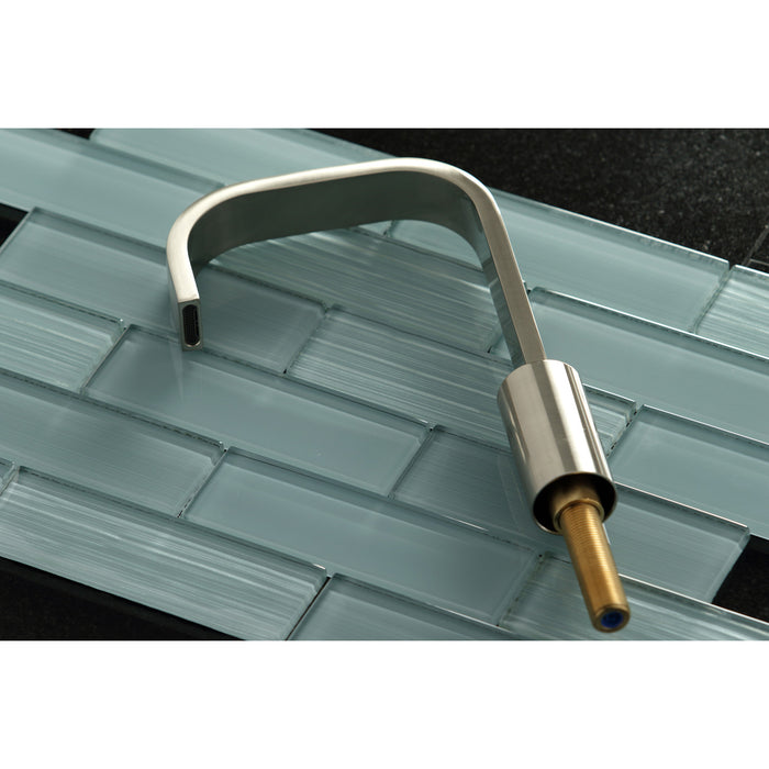 Kingston Sona FSC8968DX - Concord Two-Handle 3-Hole Deck Mount Widespread Bathroom Faucet with Pop-Up Drain, Brushed Nickel
