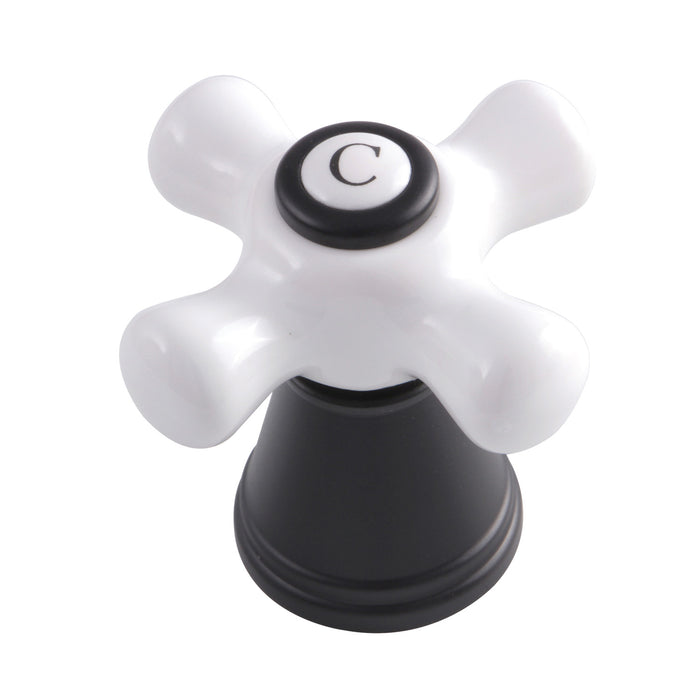 Kingston FSCH1970APXC Porcelain Cross Handle (Cold Side), Matte Black