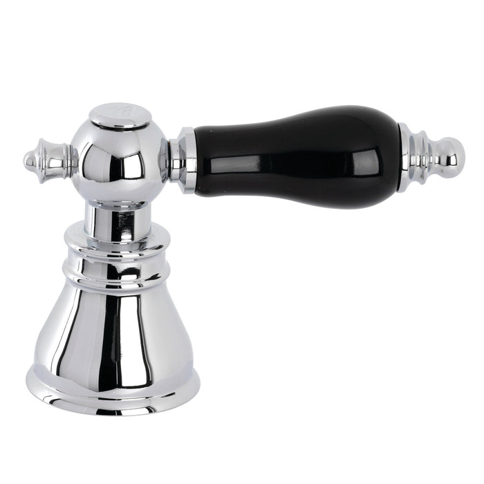 Kingston FSCH1971AKLC Black Porcelain Lever Handle (Cold Side), Polished Chrome