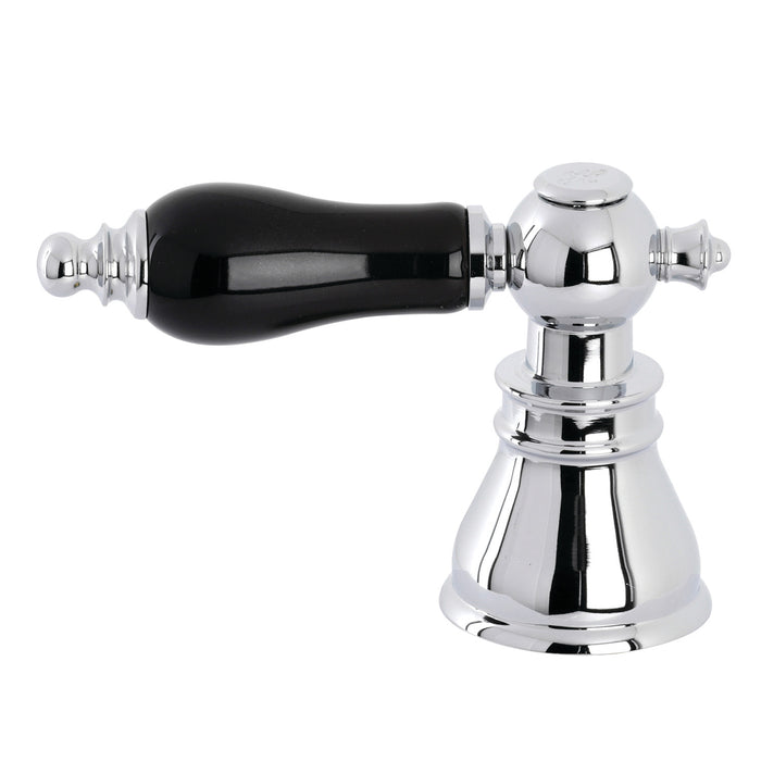 Kingston FSCH1971AKLH Black Porcelain Lever Handle (Hot Side), Polished Chrome