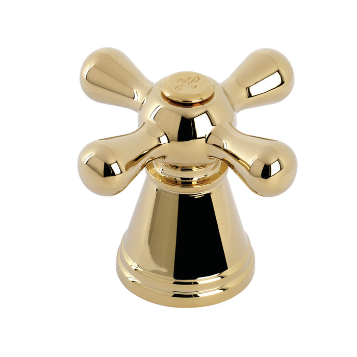Kingston FSCH1972AAXH Metal Cross Handle (Hot Side), Polished Brass