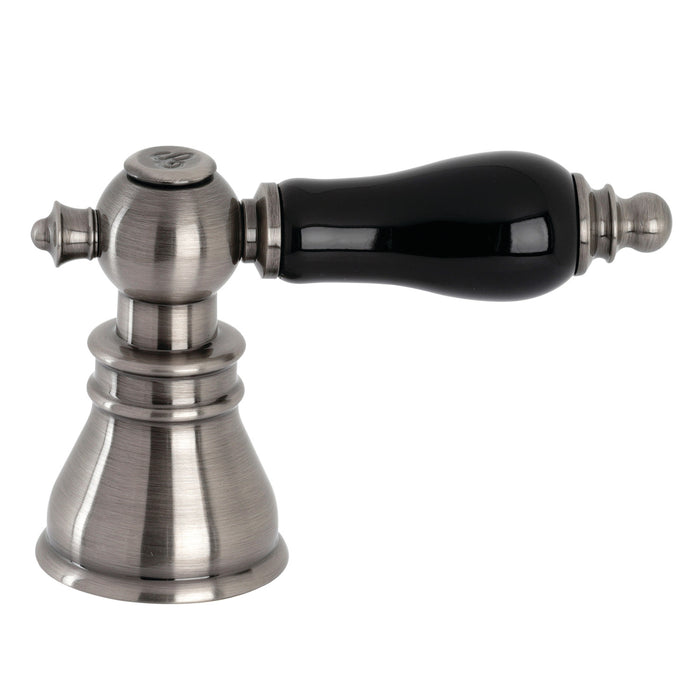 Kingston FSCH1974AKLC Black Porcelain Lever Handle (Cold Side), Black Stainless