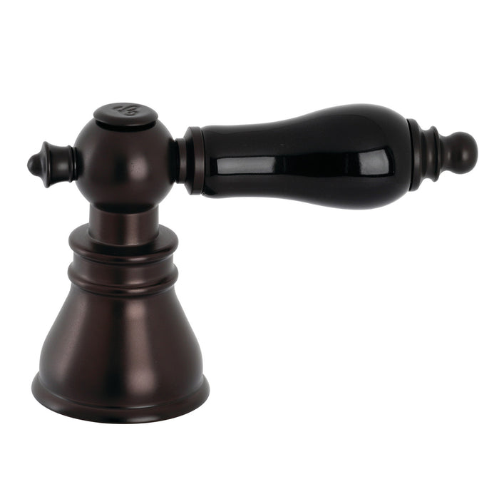 Kingston FSCH1975AKLC Black Porcelain Lever Handle (Cold Side), Oil Rubbed Bronze