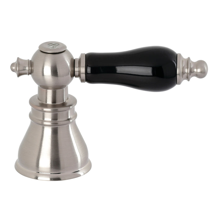 Kingston FSCH1978AKLC Black Porcelain Lever Handle (Cold Side), Brushed Nickel