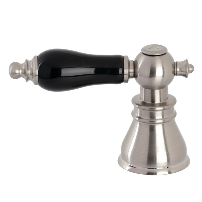 Kingston FSCH1978AKLH Black Porcelain Lever Handle (Hot Side), Brushed Nickel