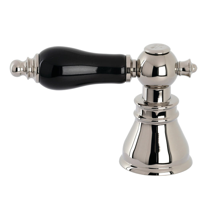 Kingston FSCH1979AKLH Black Porcelain Lever Handle (Hot Side), Polished Nickel