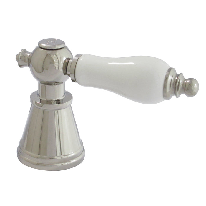 Kingston FSCH1979PLH Porcelain Lever Handle (Hot Side), Polished Nickel