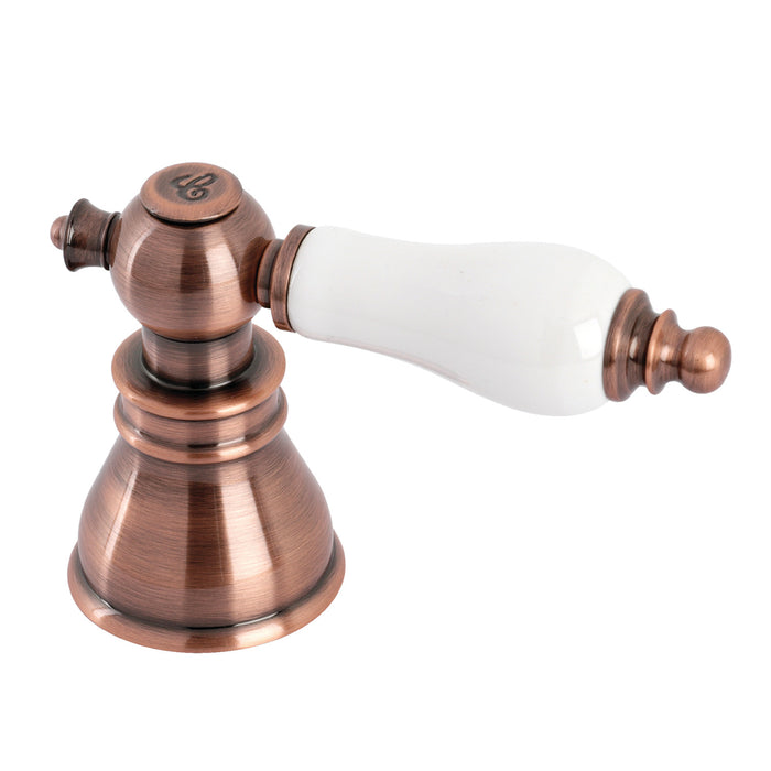 Kingston American Patriot FSCH197APLACC Porcelain Lever Handle (Cold Side), Antique Copper