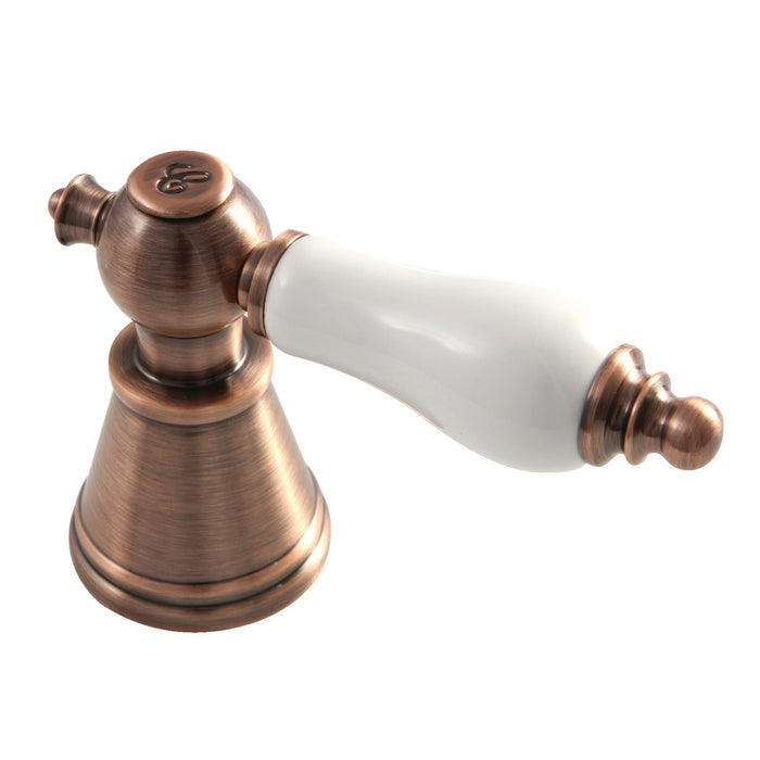Kingston FSCH197PLACC Porcelain Lever Handle (Cold Side), Antique Copper