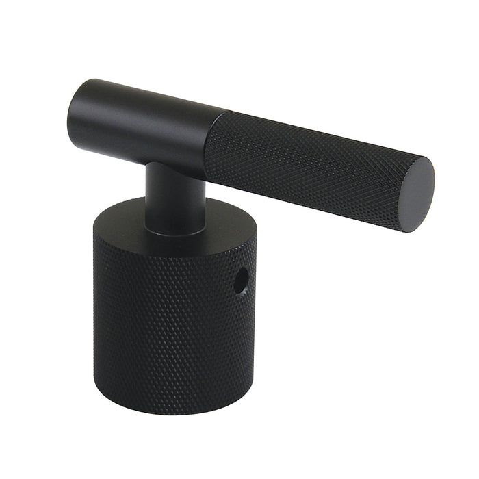 Kingston Convergent FSCH8960KNL Brass Knurled Lever Handle, Matte Black