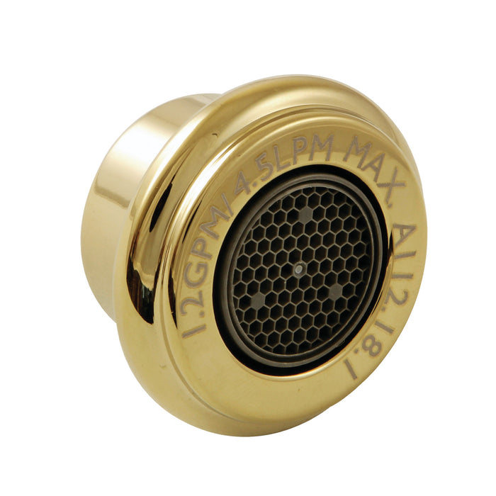 Kingston Cal Green G12KSSA3782 1.2 GPM Neoperl Female Aerator, Polished Brass