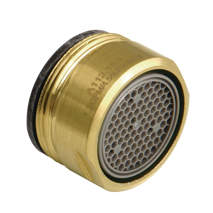 Kingston Cal Green G12LSSA4223 1.2 GPM Male Aerator, Brushed Brass