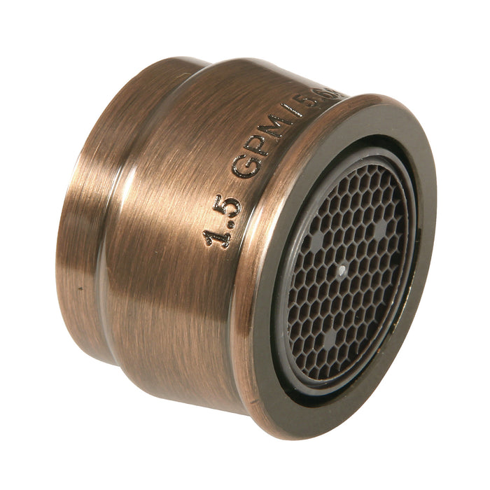 Kingston Cal Green G15KBSA796 1.5 GPM Neoperl Female Aerator, Antique Copper