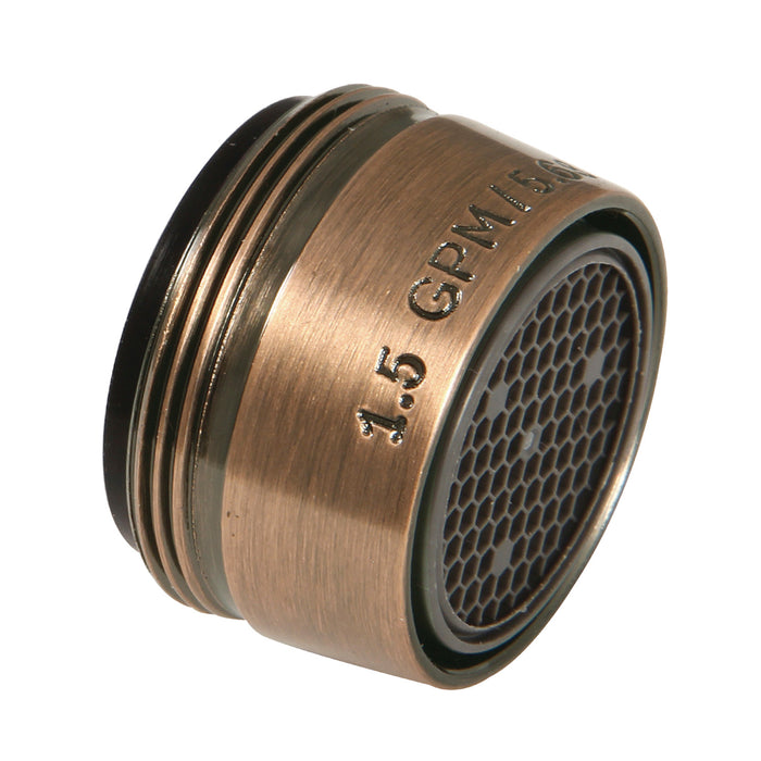 Kingston Cal Green G15KBSA956 1.5 GPM Neoperl Male Aerator, Antique Copper