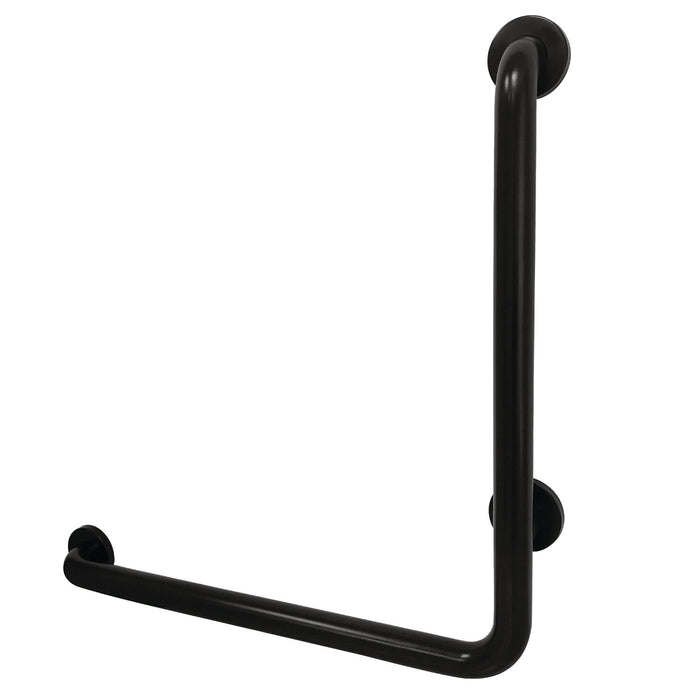 Made To Match Thrive In Place GBL1224CSL0 24-Inch X 24-Inch L-Shaped Grab Bar, 1-1/2 Inch O.D, Left Hand, Matte Black