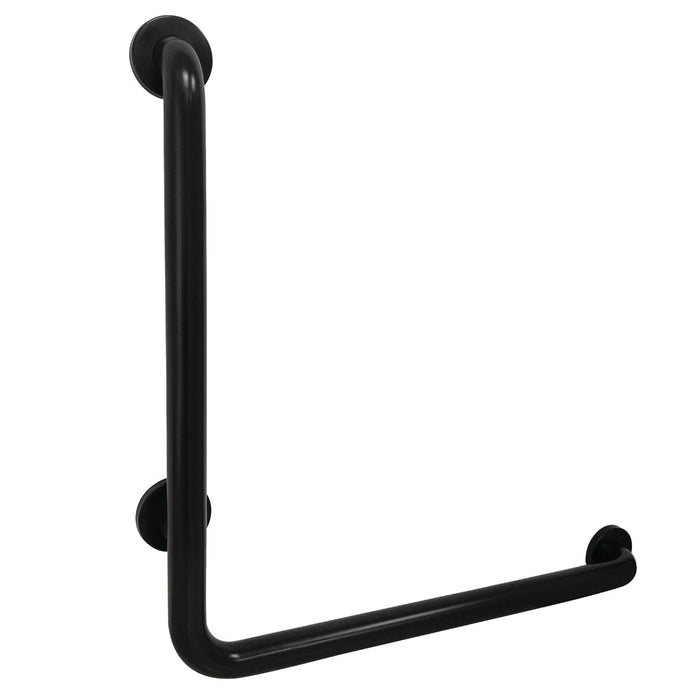 Made To Match Thrive In Place GBL1224CSR0 24-Inch X 24-Inch L-Shaped Grab Bar, 1-1/2 Inch O.D, Right Hand, Matte Black