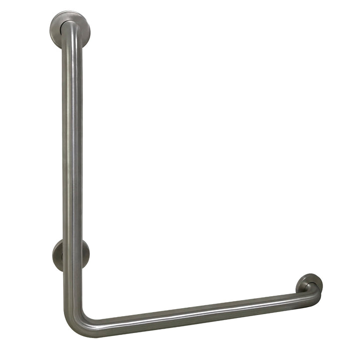 Made To Match Thrive In Place GBL1224CSR8 24-Inch X 24-Inch L-Shaped Grab Bar, 1-1/2 Inch O.D, Right Hand, Brushed Nickel