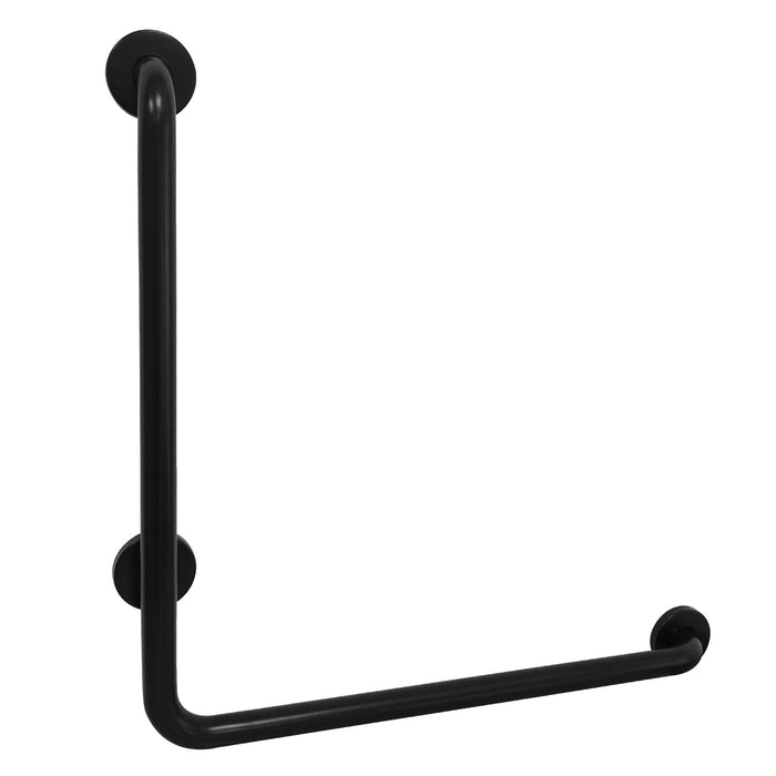 Made To Match Thrive In Place GBL1424CSR0 24-Inch X 24-Inch L-Shaped Grab Bar, 1-1/4 Inch O.D, Right Hand, Matte Black