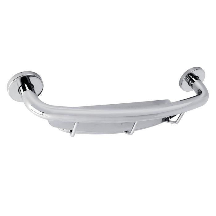 Kingston Sona GBS1854CS1 - Meridian 18-Inch x 1-1/4-Inch O.D. Stainless Steel Grab Bar with Shelf, Polished Chrome