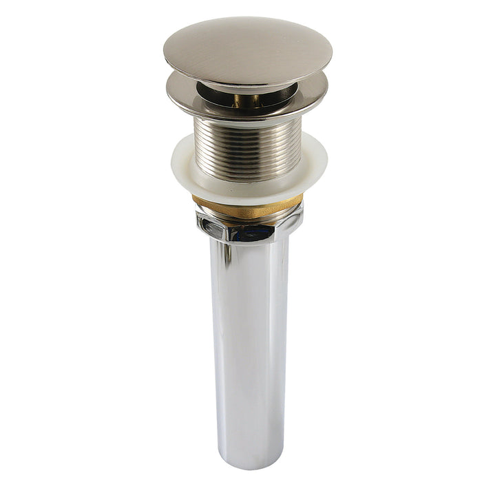 Kingston Sona GCL112BN - Trimscape Brass Pop Up Drain for Cast Iron Utility Sink, Brushed Nickel