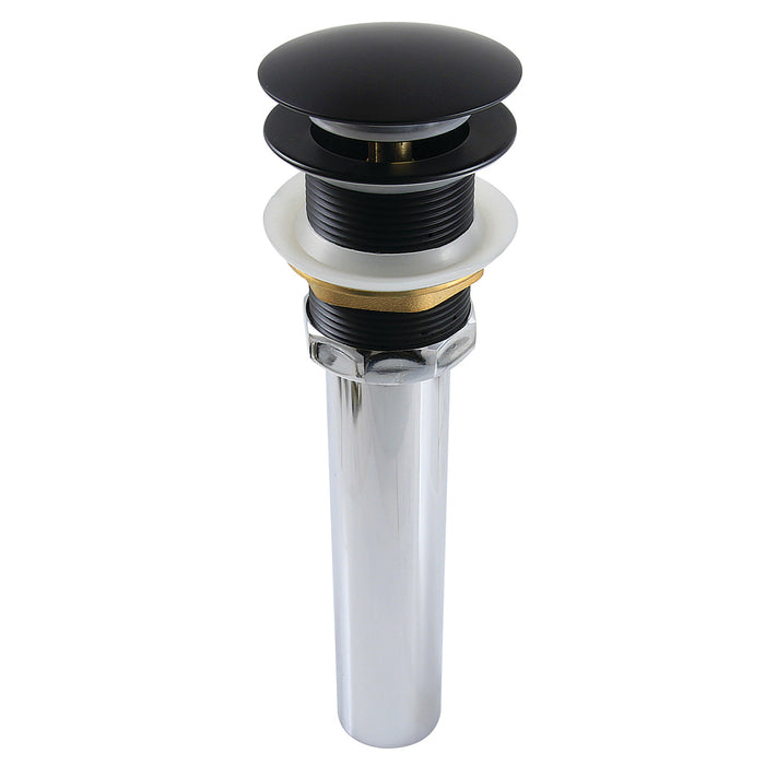Kingston Sona GCL112MB - Trimscape Brass Pop Up Drain for Cast Iron Utility Sink, Matte Black