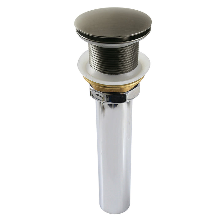 Kingston Sona GCL112VN - Trimscape Brass Pop Up Drain for Cast Iron Utility Sink, Black Stainless