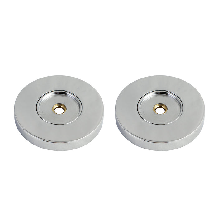 Kingston Sona GDRF814121 - Laurel 1-1/4-Inch Brass Grab Bar Flange (1 Pair), Polished Chrome