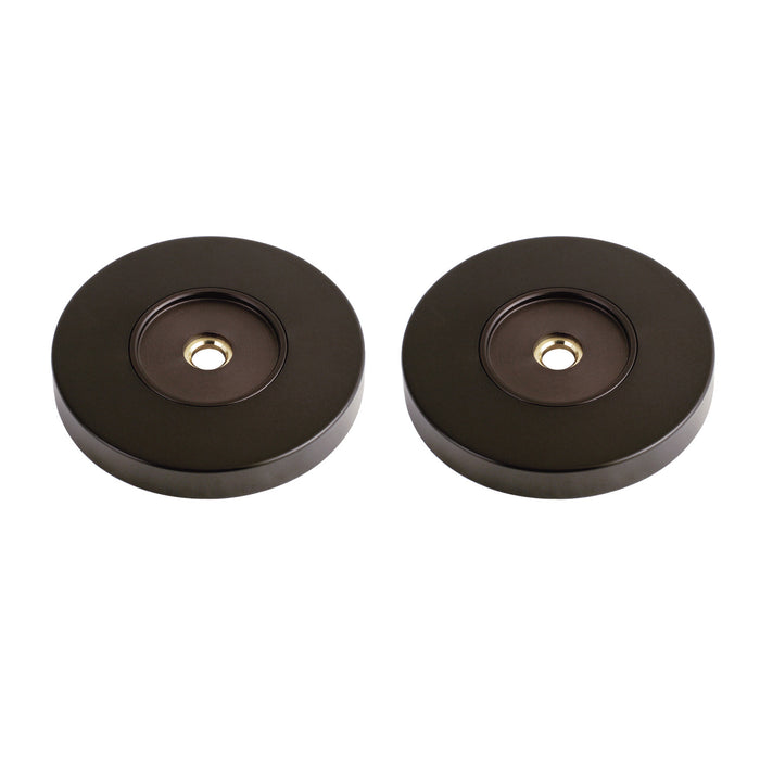 Kingston Sona GDRF814125 - Laurel 1-1/4-Inch Brass Grab Bar Flange (1 Pair), Oil Rubbed Bronze