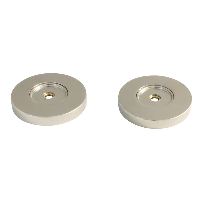 Kingston Sona GDRF814126 - Laurel 1-1/4-Inch Brass Grab Bar Flange (1 Pair), Polished Nickel