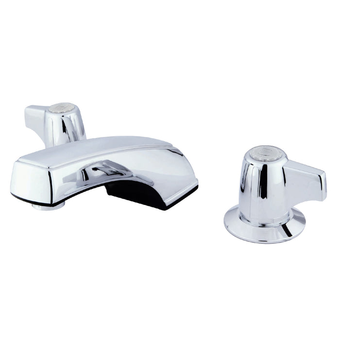 Americana GKB920LP Two-Handle 3-Hole Deck Mount Widespread Bathroom Faucet, Polished Chrome