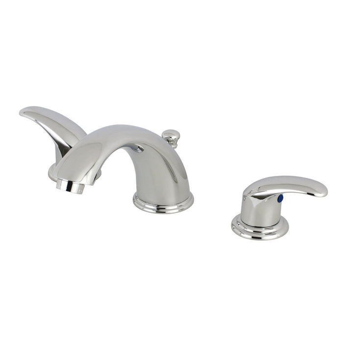 Kingston Tulare GKB961LL - Legacy Two-Handle 3-Hole Deck Mount Widespread Bathroom Faucet with Pop-Up Drain, Polished Chrome