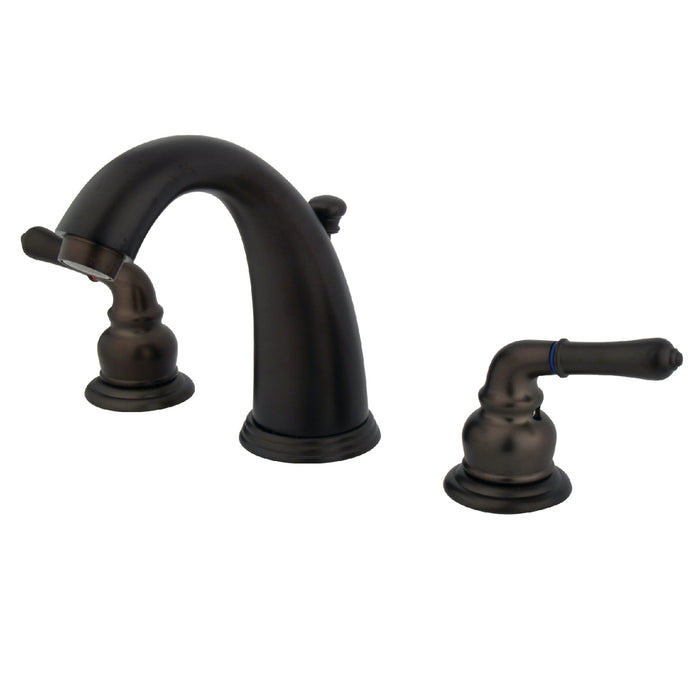 Magellan GKB985 Two-Handle 3-Hole Deck Mount Widespread Bathroom Faucet with Plastic Pop-Up, Oil Rubbed Bronze