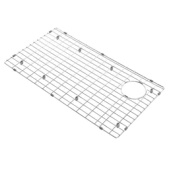 Kingston Sona GKDS332292 - Uptowne 33-Inch Stainless Steel Single Bowl Dual Mount Kitchen Sink with 6-Piece Kitchen Accessory Set, Brushed