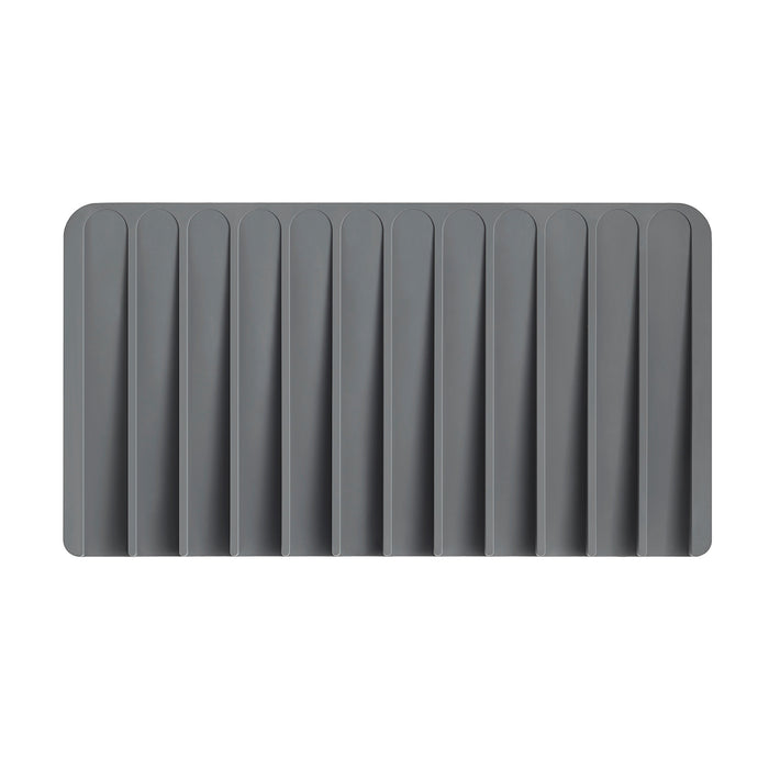 Miranda GKKA36229 36-Inch Solid Surface White Stone Apron-Front Single Bowl Farmhouse Kitchen Sink with 6-Piece Kitchen Accessory Set, Glossy White