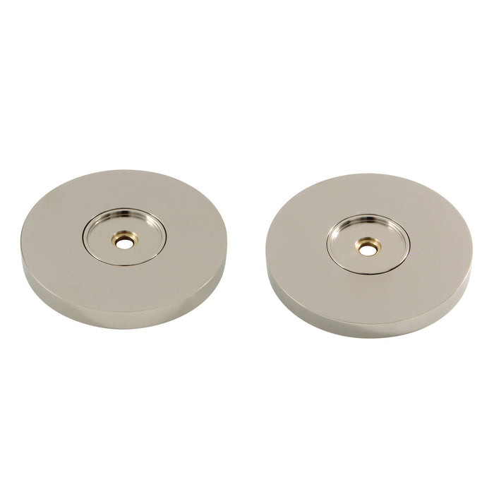 Kingston Sona GLDRF814126 - Silver Sage 1-1/4-Inch Brass Grab Bar Flange (1 Pair), Polished Nickel