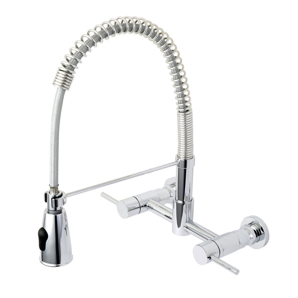 Kingston CC53T Badewannenfüller Mit Handbrause – Verstellbar 8,9-27,9 Cm, Messing, Keramikkartusche