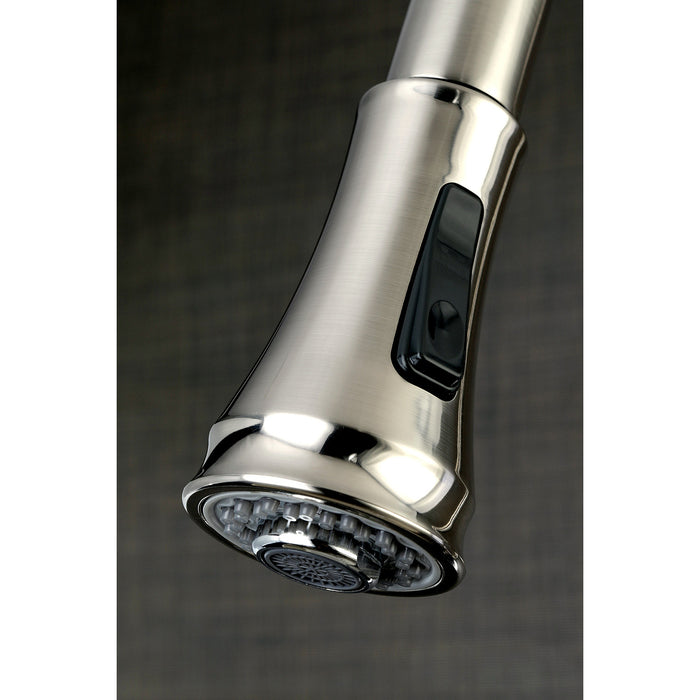 American Classic GSY7778ACL Single-Handle Pull-Down Kitchen Faucet, Brushed Nickel