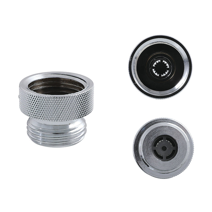 Kingston GWRWM25 3/4"-11.5 NH Male Hose Thread Flow Restrictor, Polished Chrome