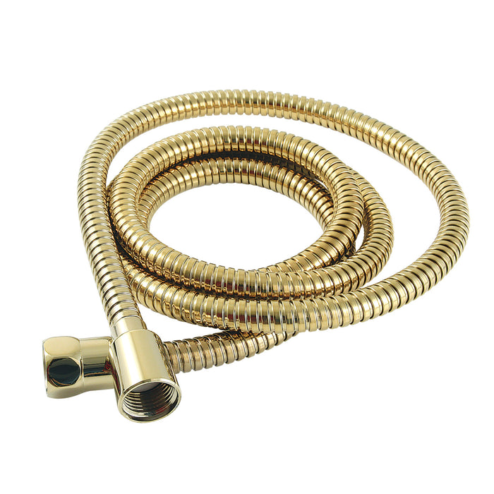 Kingston Complement H72SS2 72-Inch Stainless Steel Shower Hose, Polished Brass