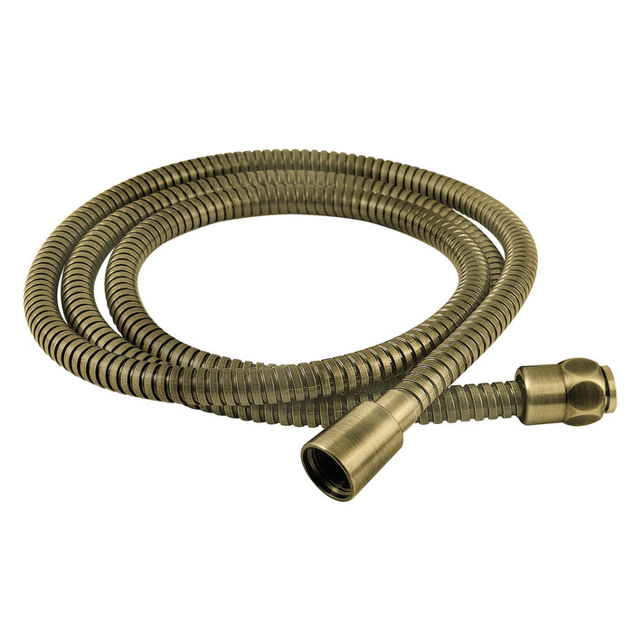 Kingston Complement H72SS3 72-Inch Stainless Steel Shower Hose, Antique Brass
