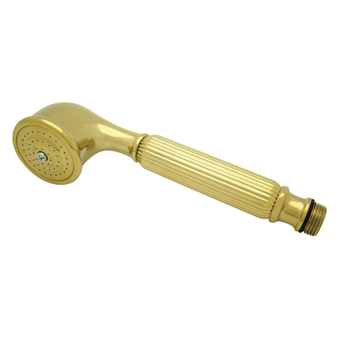 Kingston Heirloom K103A2 - Restoration Single Function Round Hand Shower, Polished Brass