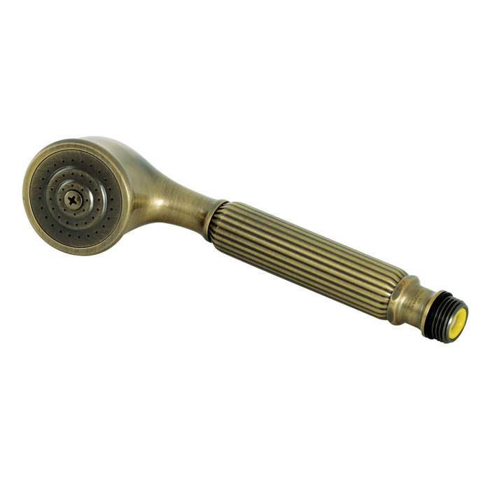 Kingston Heirloom K103A3 - Restoration Single Function Round Hand Shower, Antique Brass