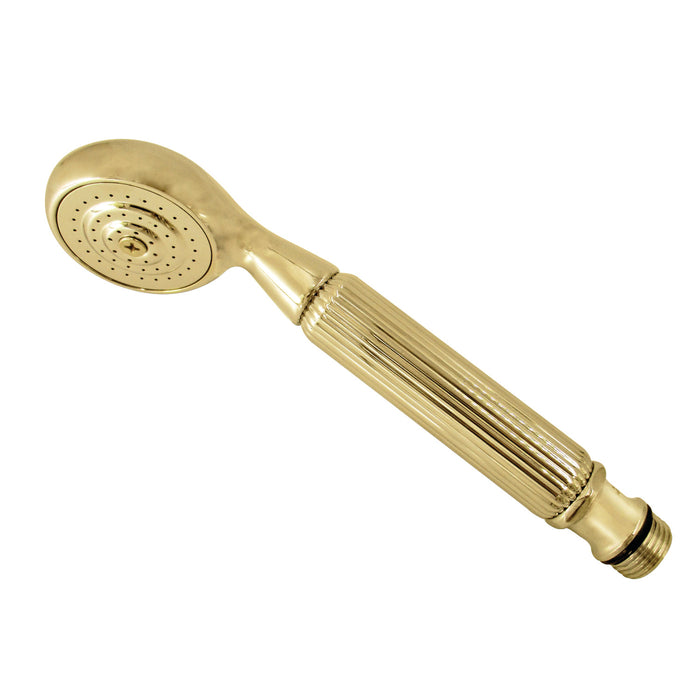 Kingston Heirloom K104A2 - Metropolitan Single Function Round Hand Shower, Polished Brass