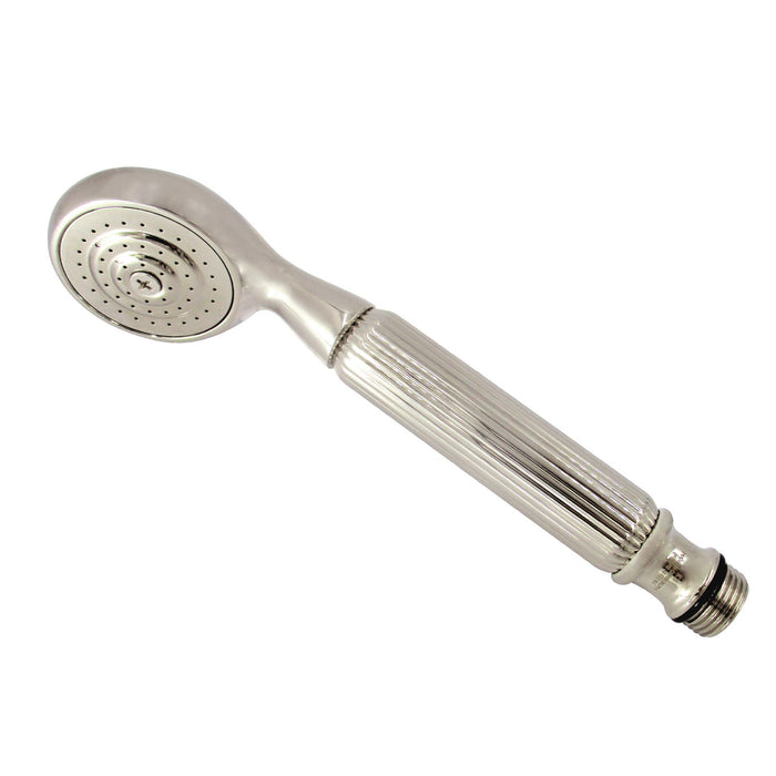 Kingston Heirloom K104A6 - Metropolitan Single Function Round Hand Shower, Polished Nickel