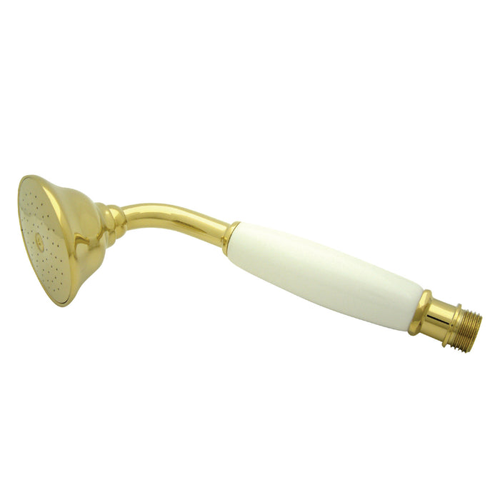 Kingston Heirloom K105A2 - Victorian Single Function Round Hand Shower, Polished Brass