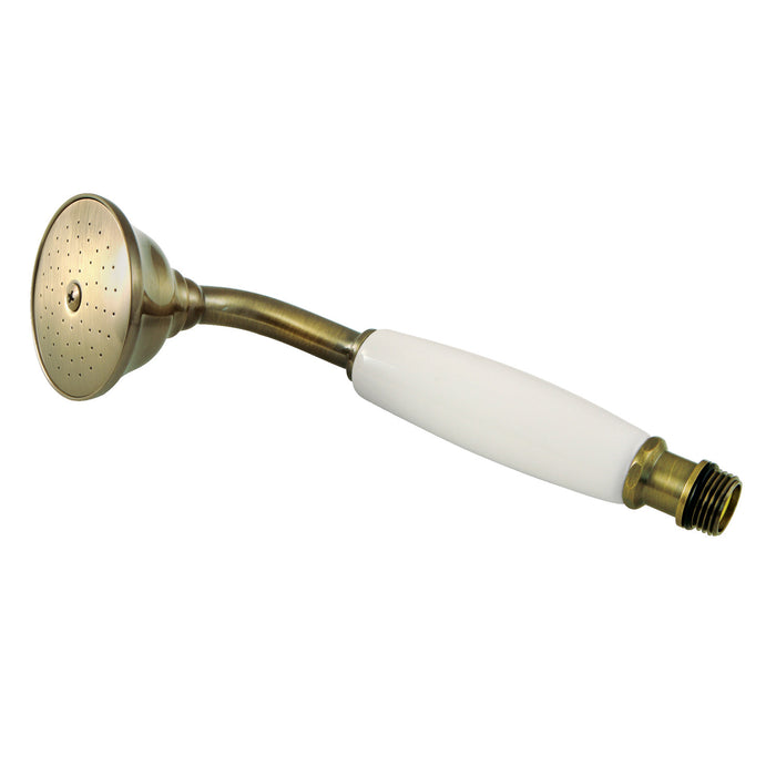 Kingston Heirloom K105A3 - Victorian Single Function Round Hand Shower, Antique Brass