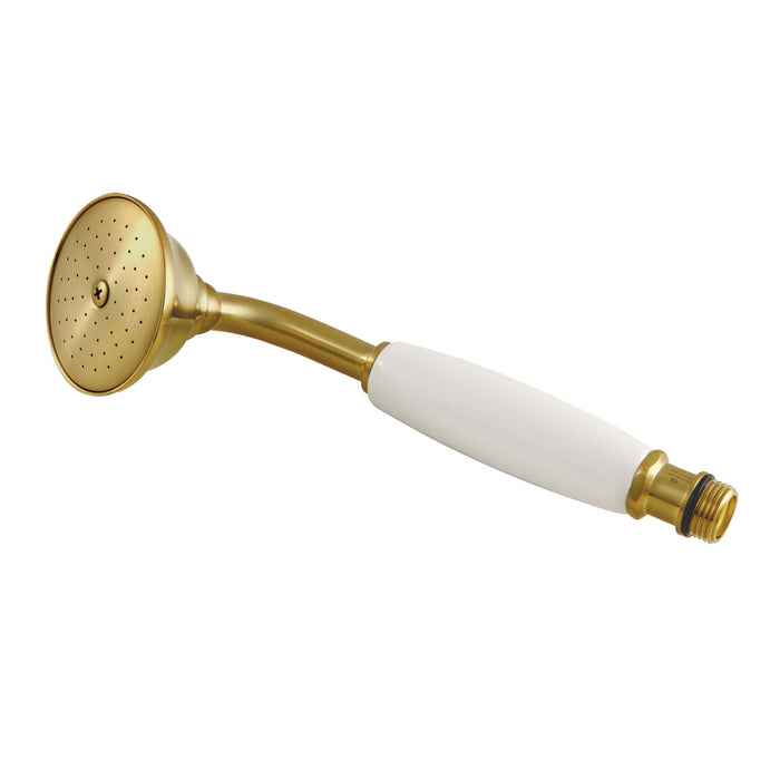 Kingston Heirloom K105A7 - Victorian Single Function Round Hand Shower, Brushed Brass