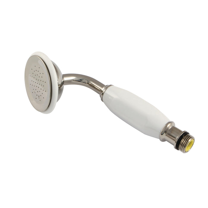 Kingston Heirloom K106A6 - Victorian Single Function Round Hand Shower, Polished Nickel